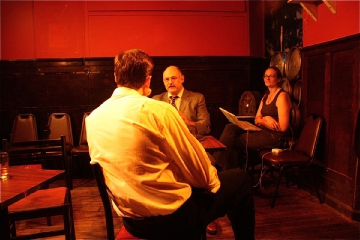 Kohl Sudduth, Peter Hirsch, and Addie Johnson-Talbott at 