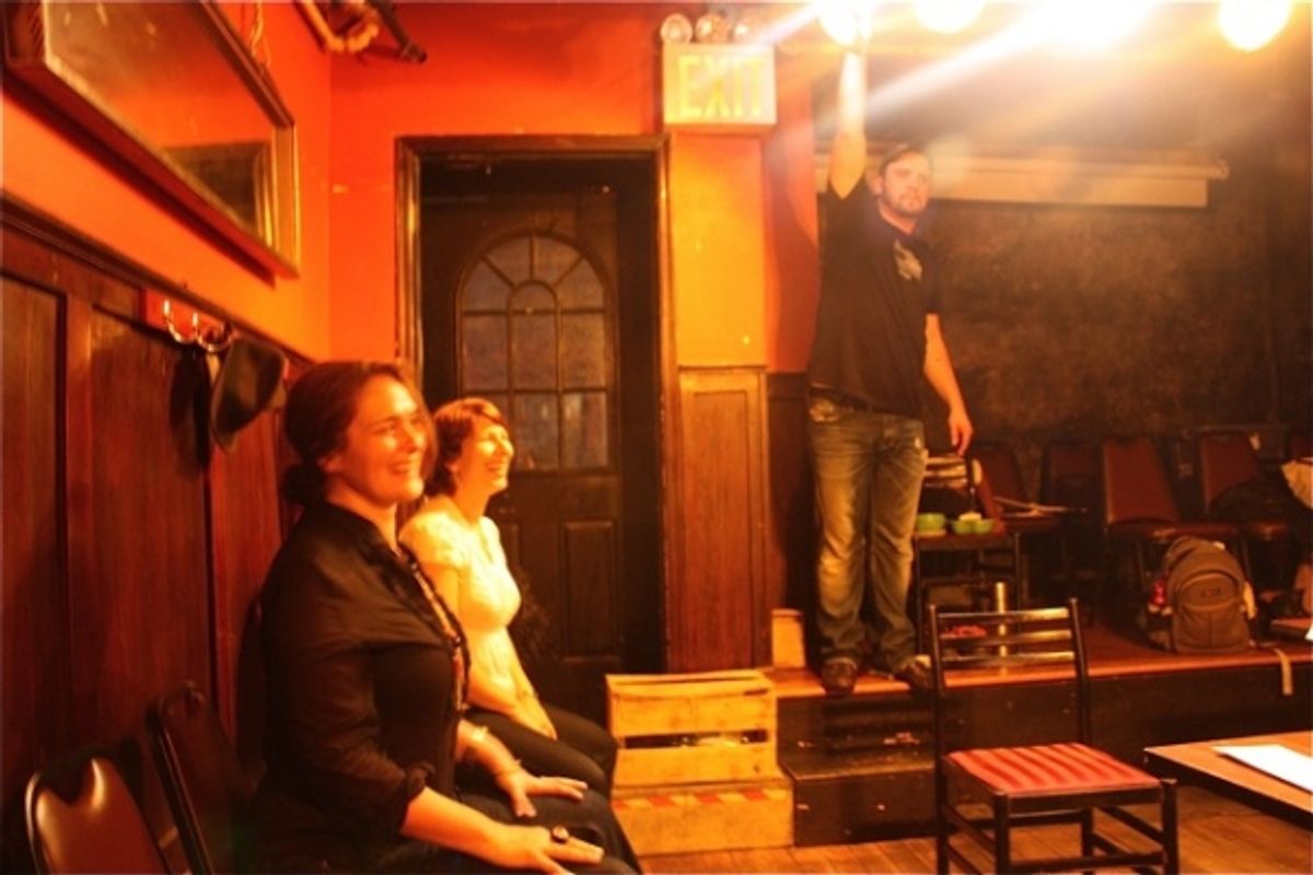 Cusi Cram, Suzanne Agins, and Daniel Talbott at 