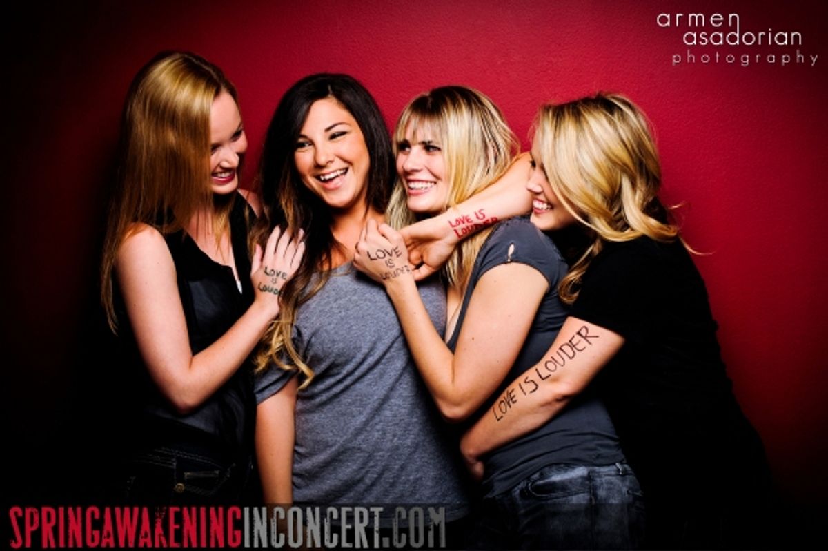 Kelley Jakle, Olivia Noelle, Caitlin Ary, Jamie Lee Barnard at 