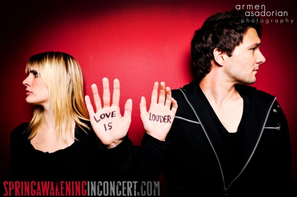 Caitlin Ary, Topher Rhys at 