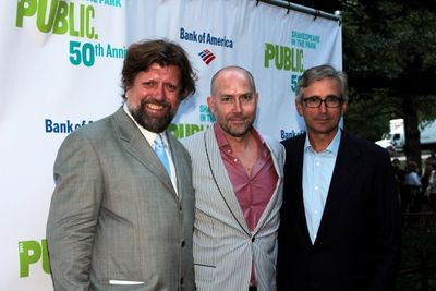 Oskar Eustis, Patrick Willingham, Warren Spector Photo