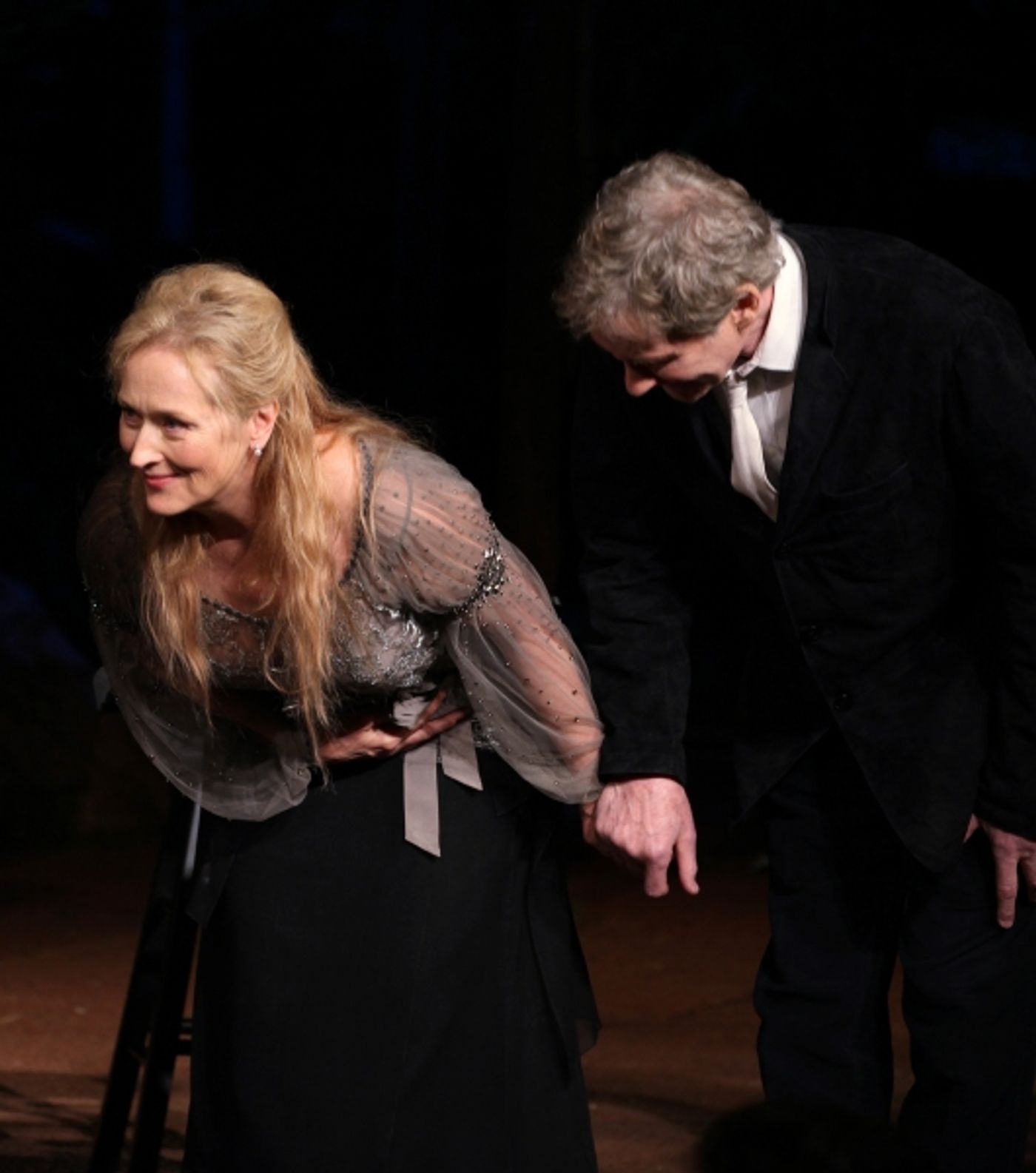 Photo Coverage: Meryl Streep, Kevin Kline & Co. in ROMEO & JULIET Curtain Call in Central Park  Image