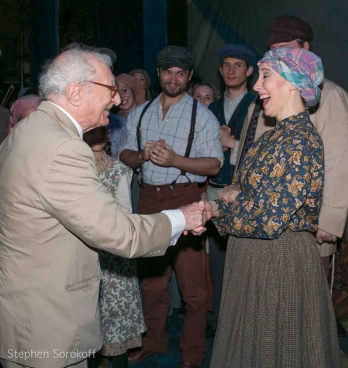 Sheldon Harnick & Joanna Glushak at 