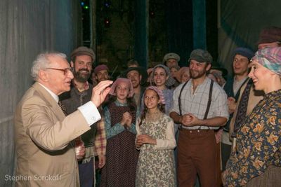 Sheldon Harnick & Cast Backstage Photo
