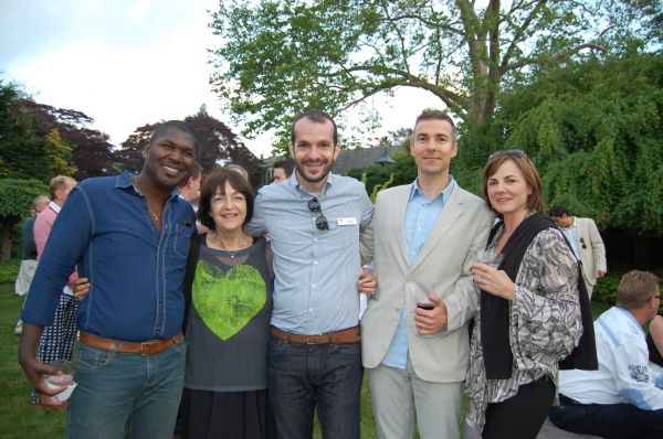 Hewley Helstone, Donna Disend, Jonah Disend, David Ebershoff and Irka Golub Photo