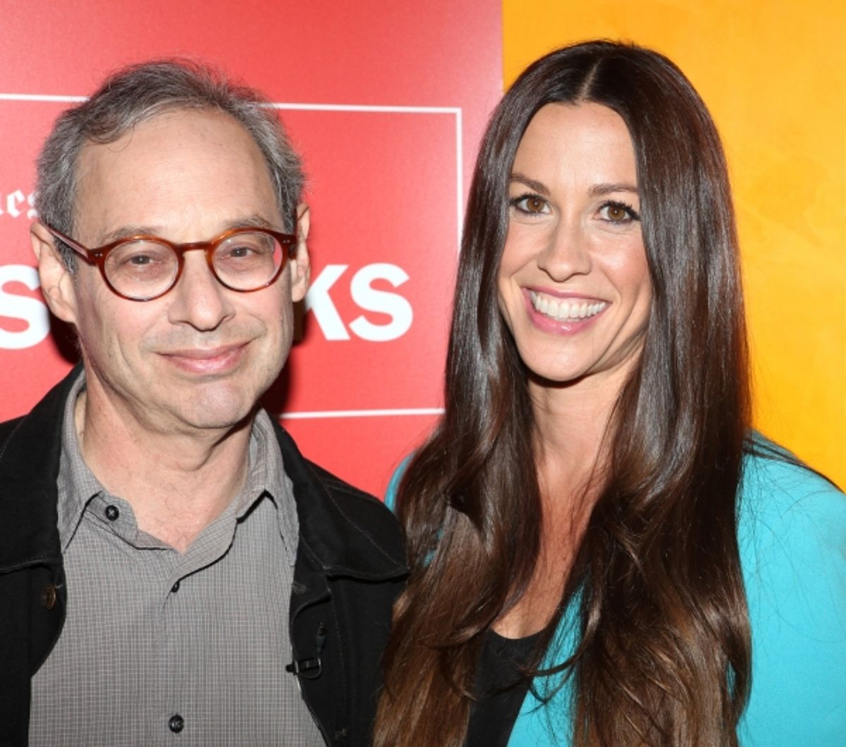  Jon Pareles  & Alanis Morissette at 