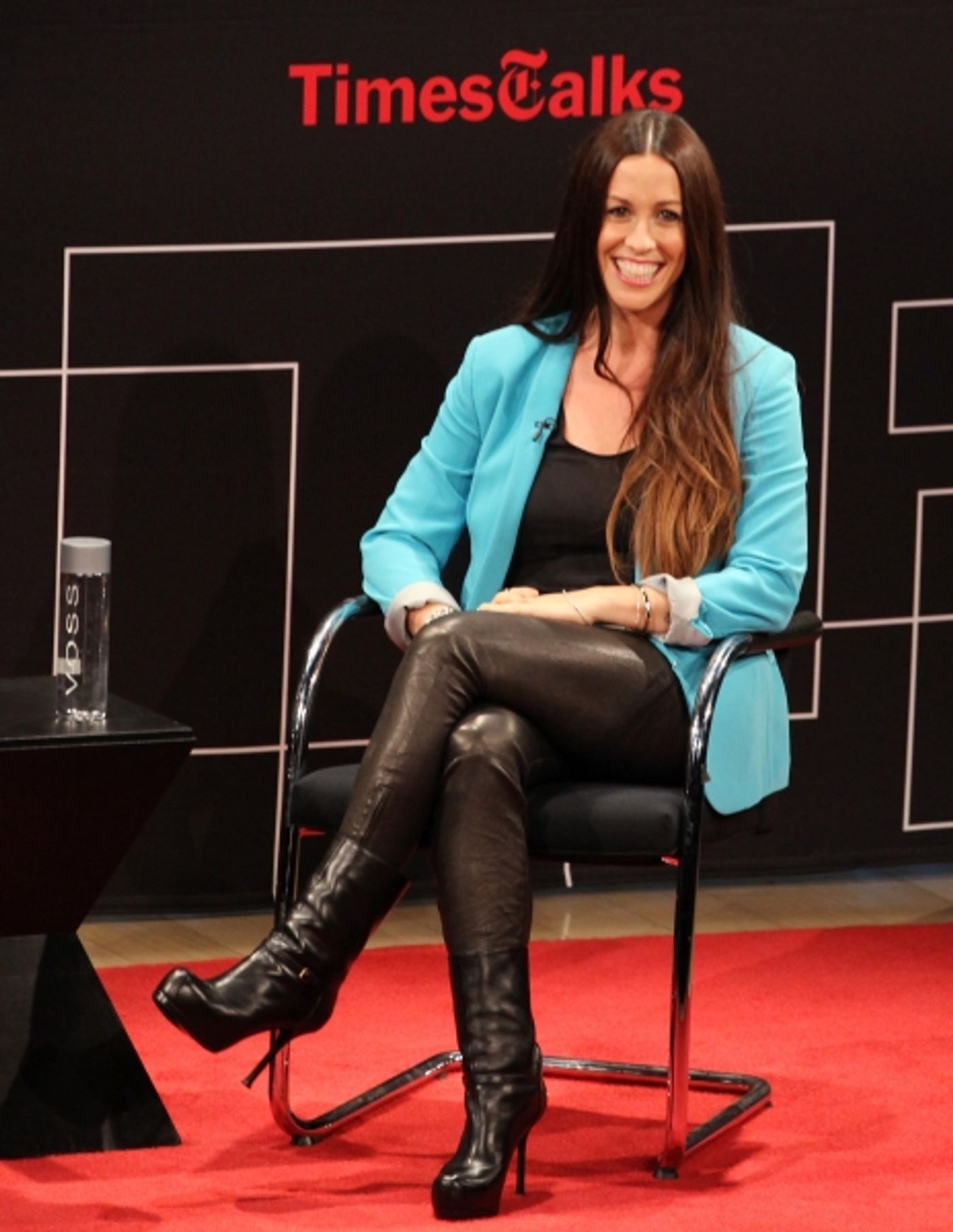 Photo Coverage: Alanis Morissette Visits TimesTalks Photo Coverage: Alanis Morissette Visits TimesTalks Image