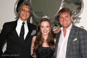 Tommy Tune, Laura Osnes & Bonnie & Clyde Director Jeff Calhoun Photo