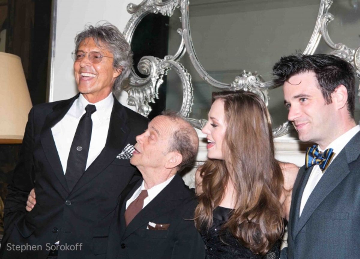 tommy Tune, Joel Grey, Laura Osnes, Colin Donnell at 