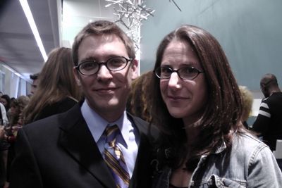Playwright Greg Pierce and director Anne Kauffman Photo