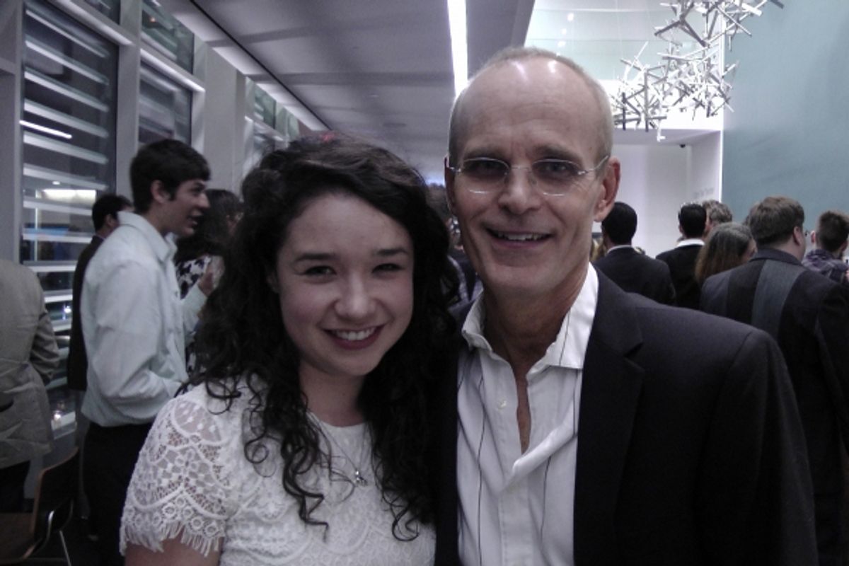 Sarah Steele and Zeljko Ivanek at Inside Opening Night of LCT3's SLOWGIRL