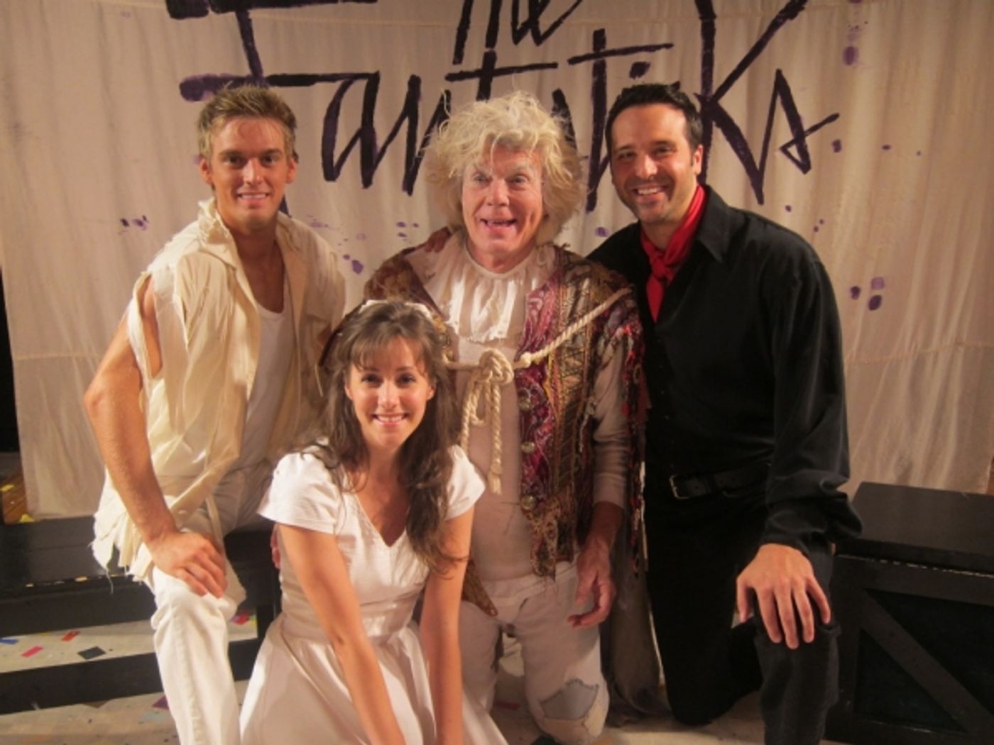 Photo Flash: Composer Harvey Schmidt Visits THE FANTASTICKS  Image
