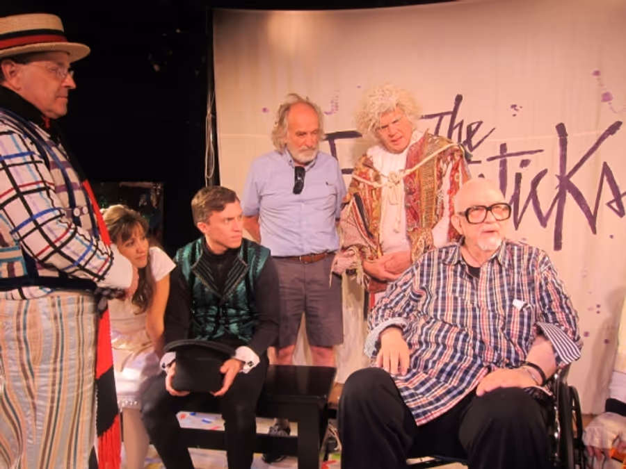 Photo Flash: Composer Harvey Schmidt Visits THE FANTASTICKS Image
