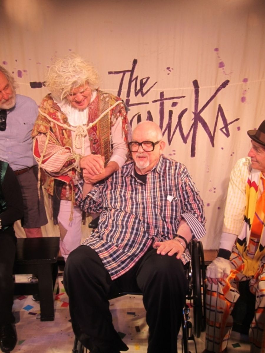 Photo Flash: Composer Harvey Schmidt Visits THE FANTASTICKS Image