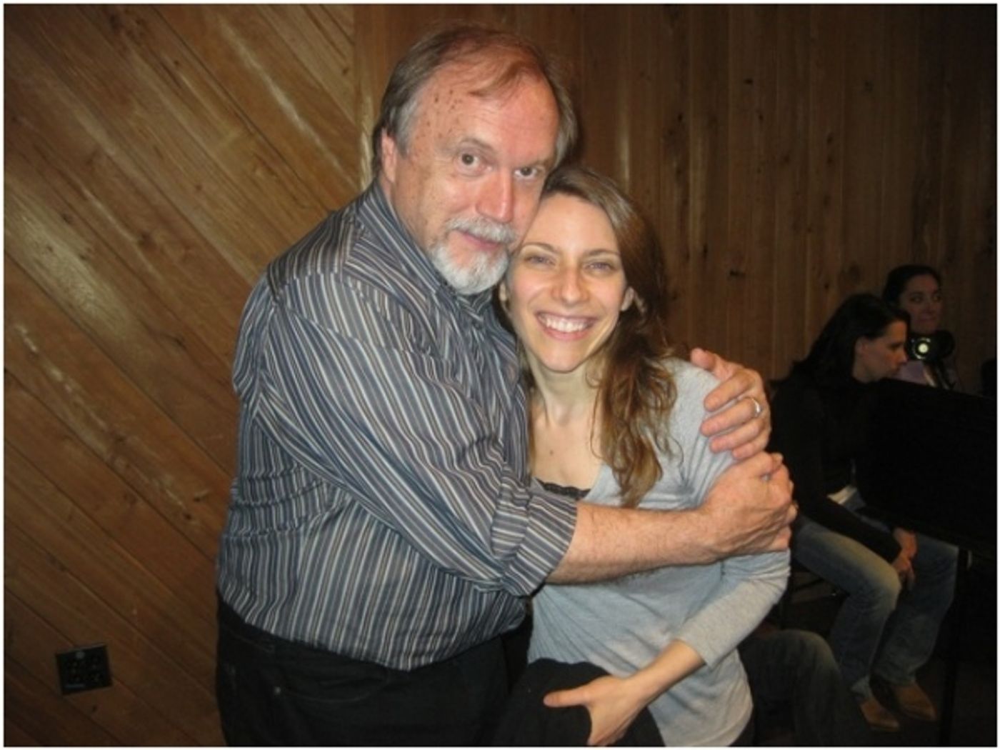 Photo Flash: Ricky Martin, Elena Roger, Michael Cerveris and the Cast of EVITA in the Recording Studio!  Image