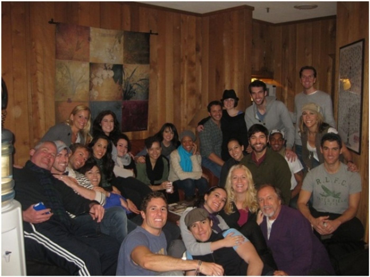 Photo Flash: Ricky Martin, Elena Roger, Michael Cerveris and the Cast of EVITA in the Recording Studio!  Image