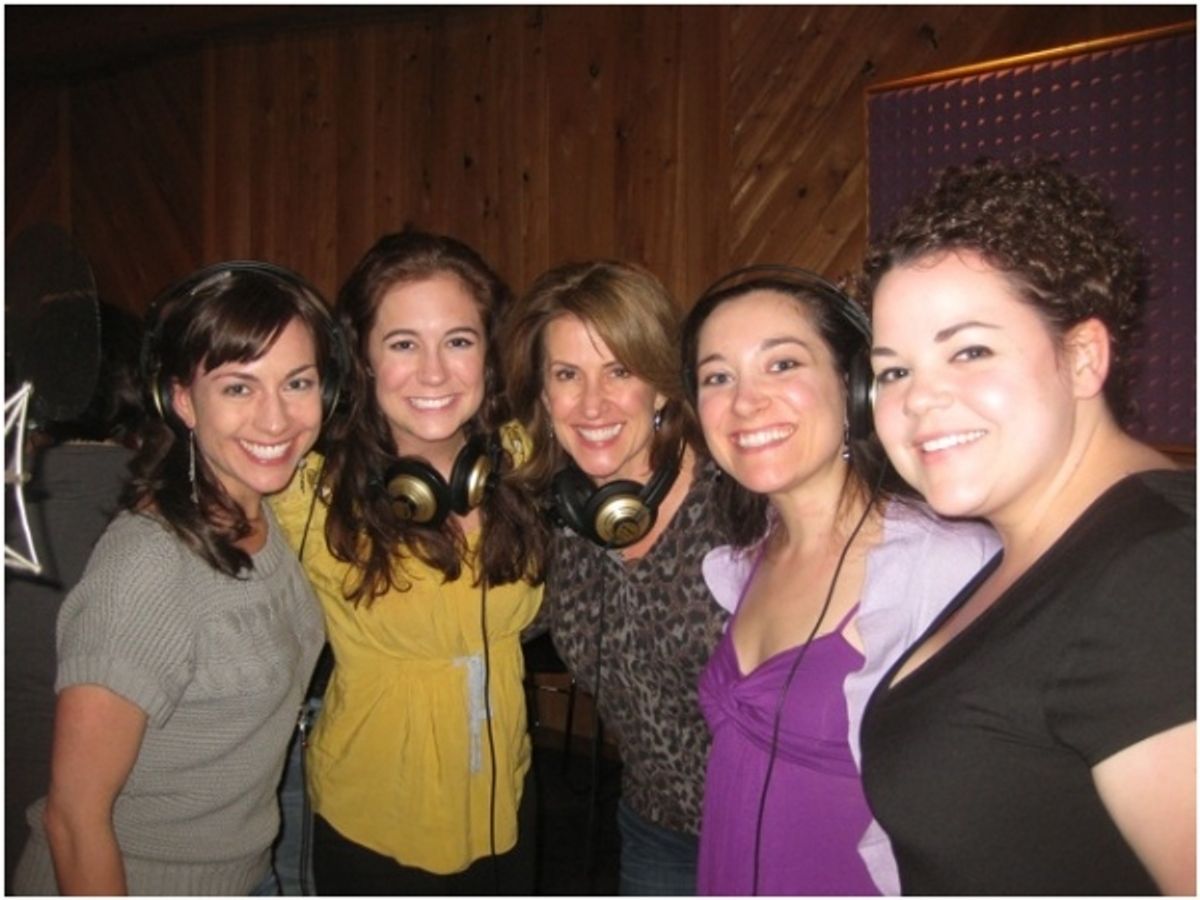 Wendi Bergamini, Emily Mechler, Rebecca Eichenberry, Laurel Harris and Melanie Field at 