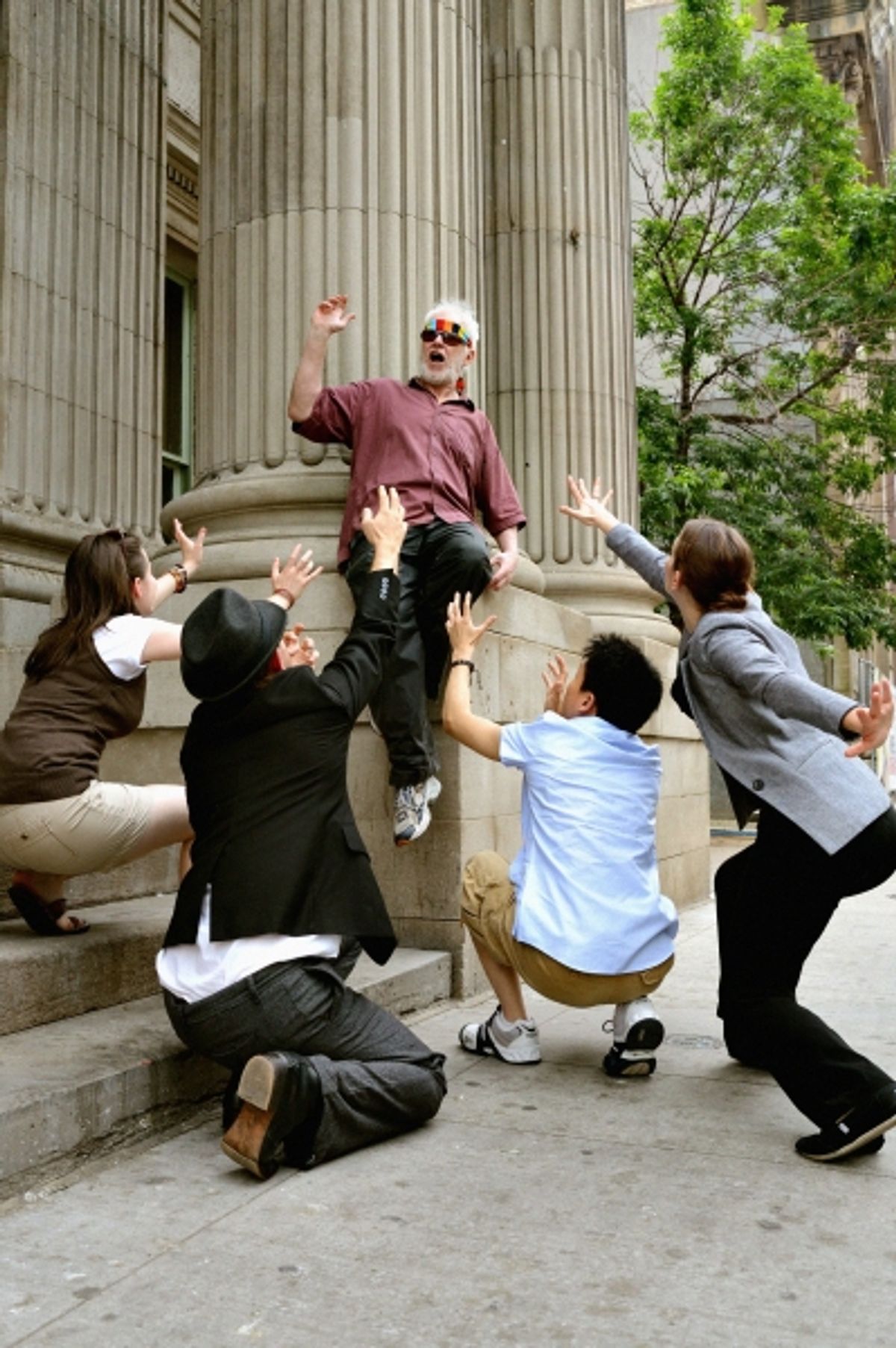 Top: Michael McLeister. Bottom: Heather Motut, Aaron Rothermund, Daniel Kim, Adrianna Crivici. at 