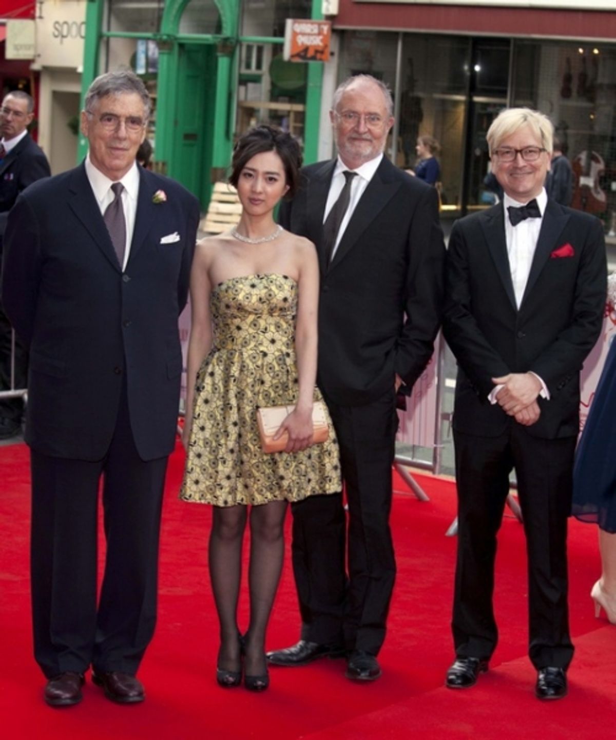 Elliot Gould, Kiki Sugino, Jim Broadbent and Chris Fujiwara