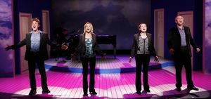 George Dvorsky, Christiane Noll, Sal Viviano, Jenn Colella Photo