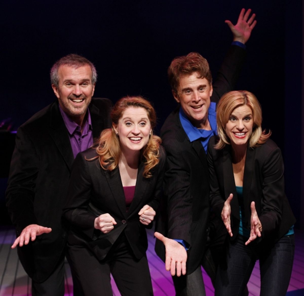 George Dvorsky, Christiane Noll, Sal Viviano, Jenn Colella at 