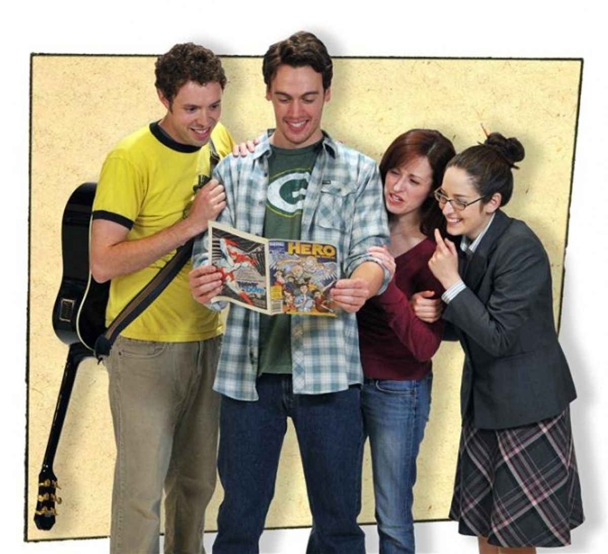 Alex Goodrich, Erich Bergen, Heidi Kettenring, Dara Cameron at 