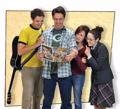 Alex Goodrich, Erich Bergen, Heidi Kettenring, Dara Cameron Photo