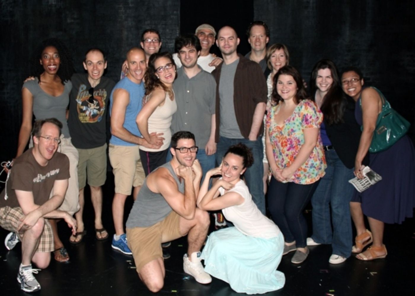 Photo Flash: Composers Jon and Al Kaplan Visit SILENCE! THE MUSICAL  Image