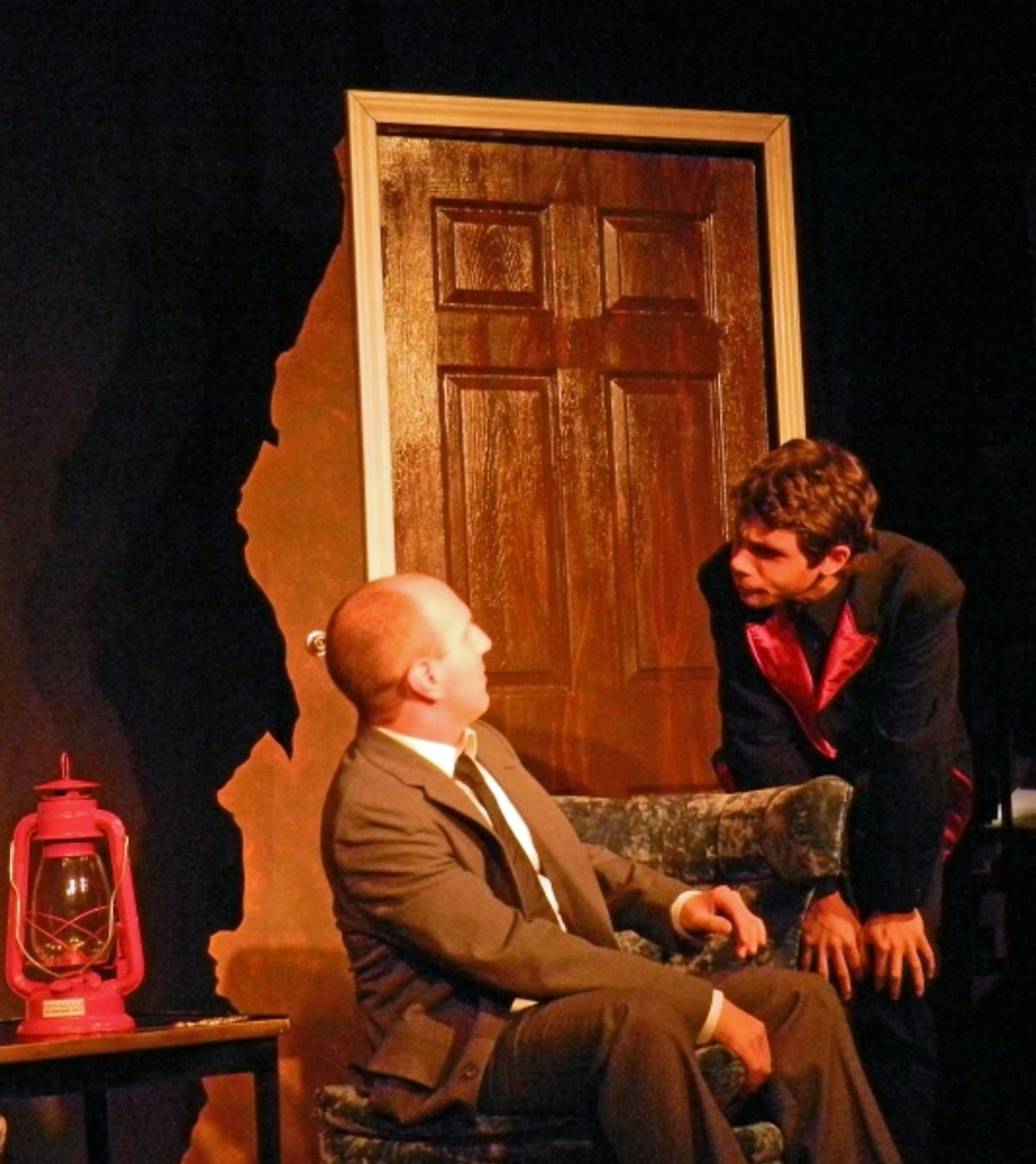 Brandon Hobratschk as Joseph Garcin and Jacob Perkel as the Valet  at 