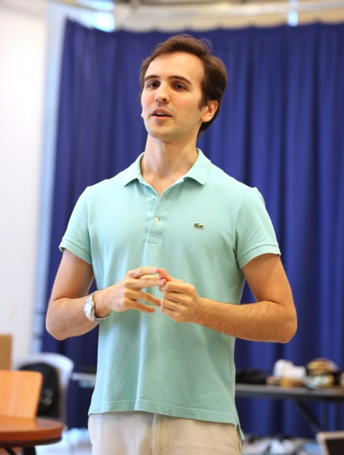 Photo Coverage: THE LAST SMOKER IN AMERICA Meets the Press - Performance Preview!  Image