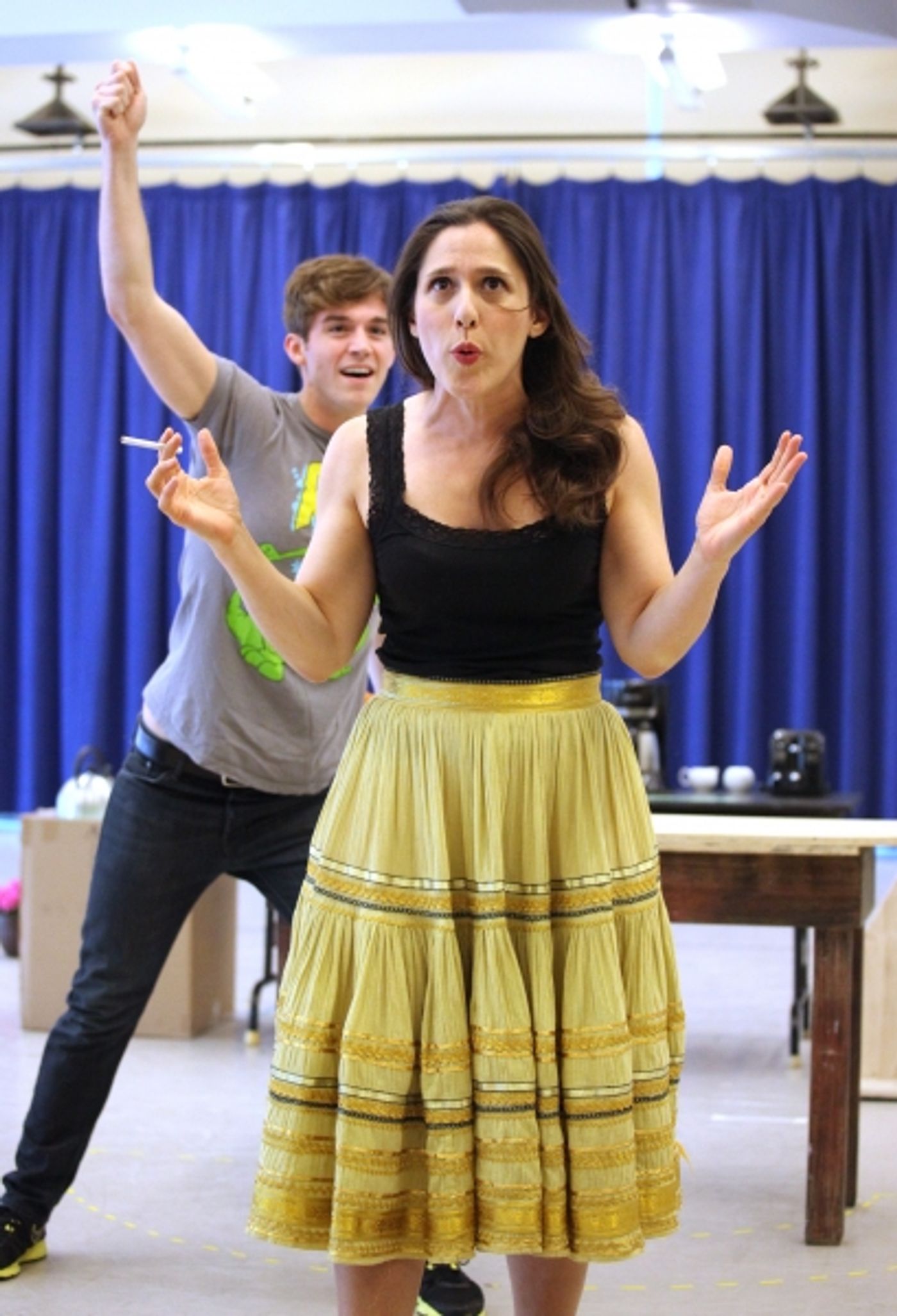 Photo Coverage: THE LAST SMOKER IN AMERICA Meets the Press - Performance Preview!  Image