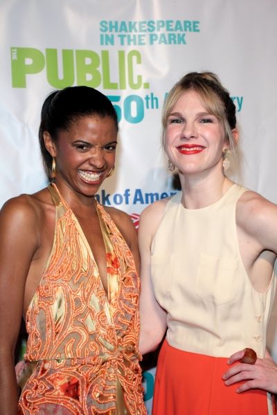 Renee Elise Goldsberry, Lily Rabe Photo