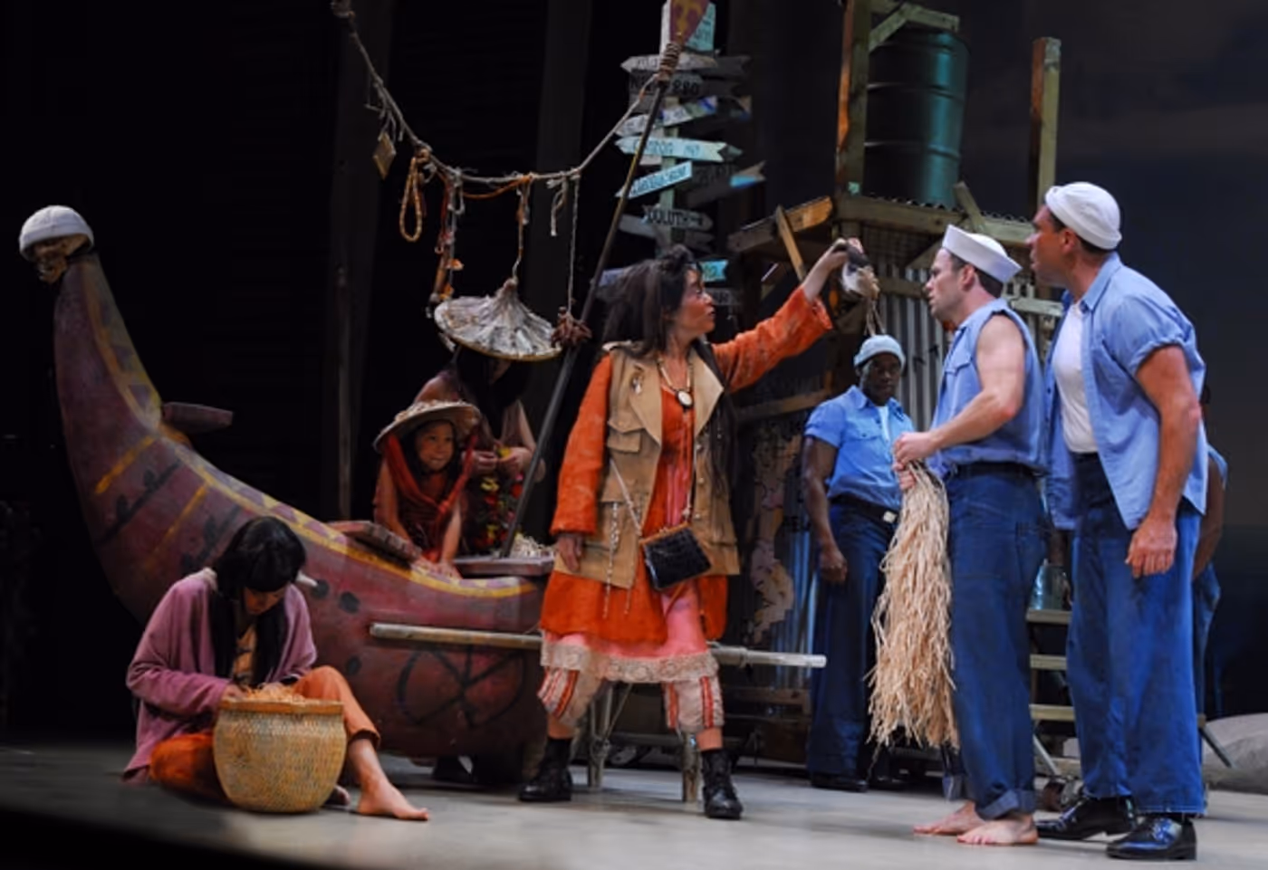 Photo Flash:  First Look at Branch Fields and Jennie Sophia in SOUTH PACIFIC!  Image