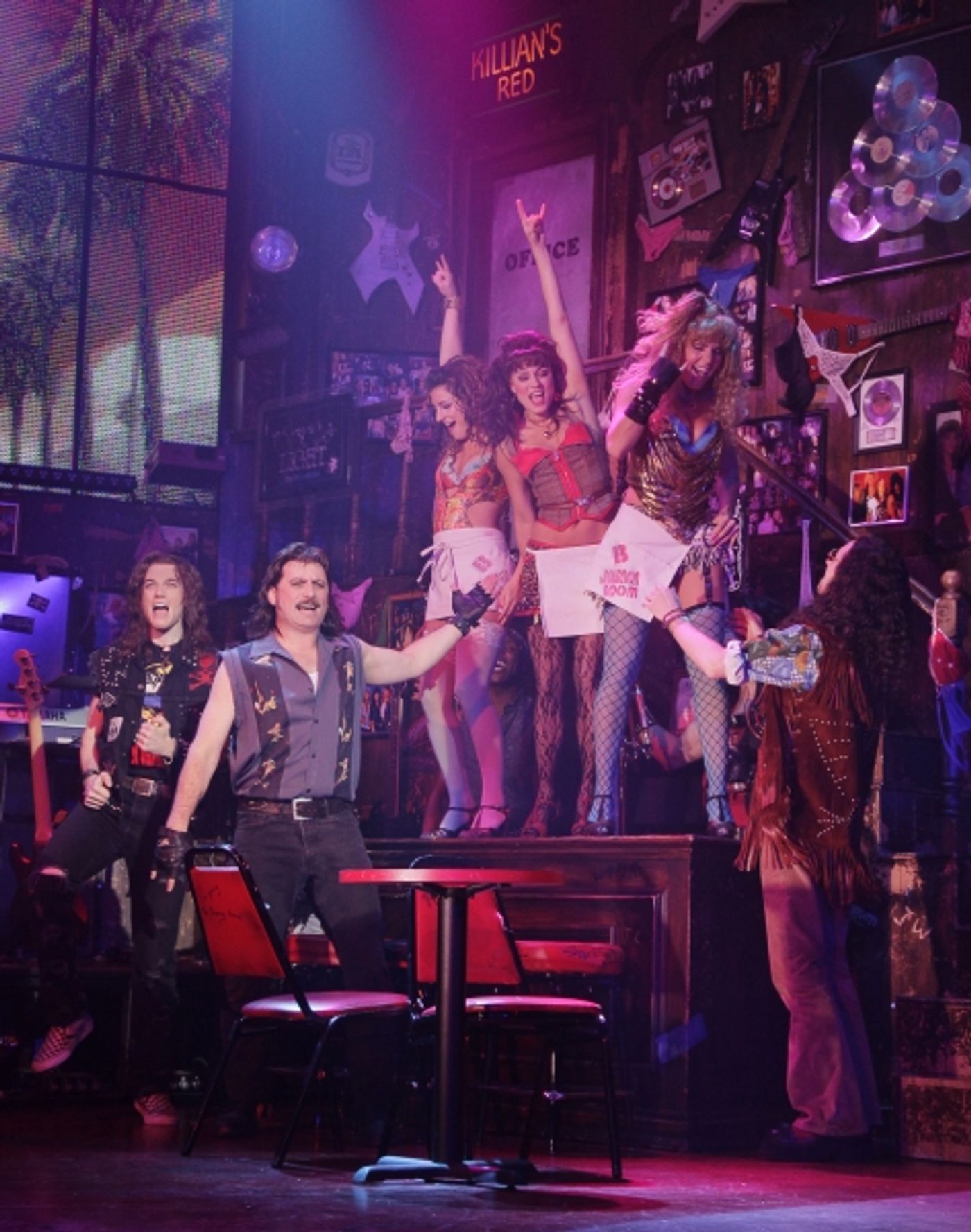 Photo Flash: First Look at Ashley Spencer and Justin Matthew Sargent in ROCK OF AGES! Image