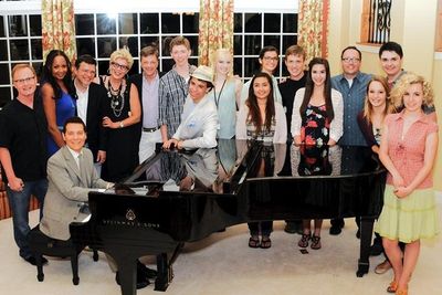 Michael Feinstein & contestants Photo