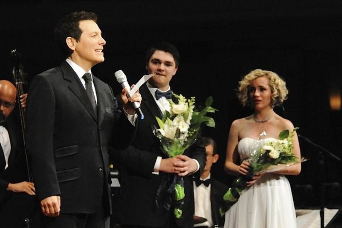 Michael Feinstein, Tony Ponella, Tori Anna at 