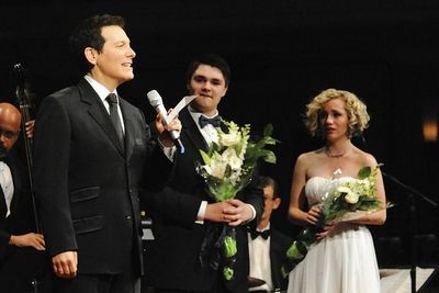 Michael Feinstein, Tony Ponella, Tori Anna Photo