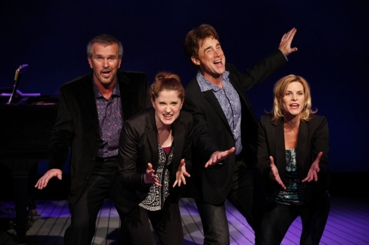 George Dvorsky, Christiane Noll, Sal Viviano and Jenn Colella. Photo Credit: Carol Rosegg at 