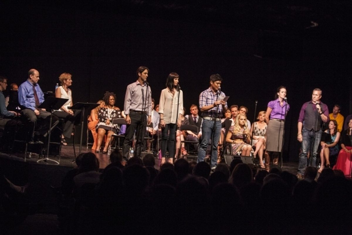 Cast members included Jill Abramovitz, Robert Creighton, Malcolm Gets, Nikka Graff Lanzarone, Kecia Lewis-Evans, Jessica Phillips, Kate Shindle, Betsy Wolfe and many more in the Transport Group's BABY at 