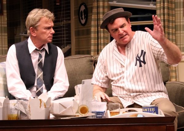Pat Sajak plays Felix Ungar with Joe Moore as Oscar Madison  Photo