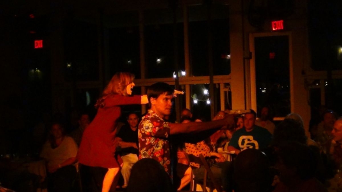 Anneliese van der Pol, Darryl Semira at 