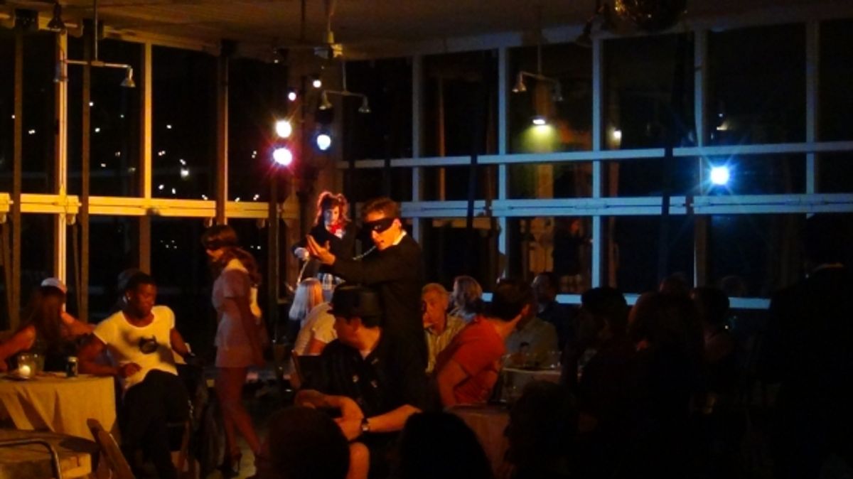 Anneliese van der Pol, Angela Pupello, Anderson Davis at 