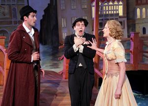 Matthew Simpson as Antipholes of Syracuse, Jack Moran as Dromio of Syracuse and Amanda Duffy as Adriana @ BroadwayWorld Matthew Simpson as Antipholes of Syracuse, Jack Moran as Dromio of Syracuse and Amand Photo