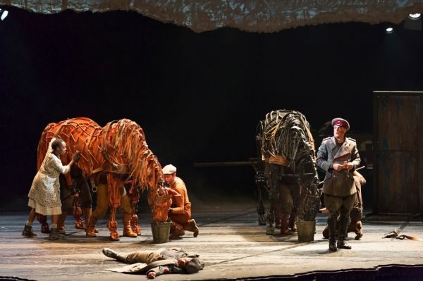 Lavita Shaurice, Andrew May and the Cast of WAR HORSE Photo