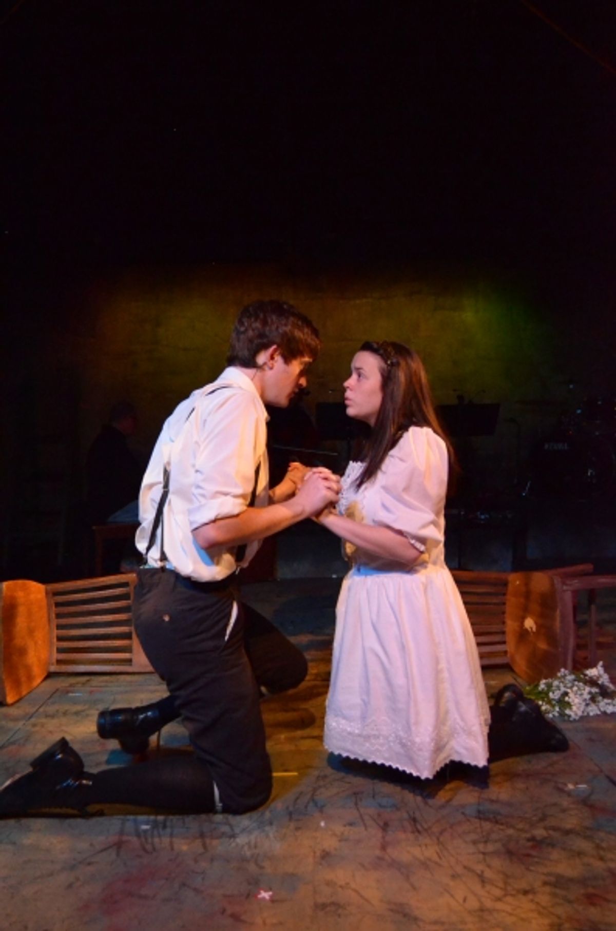 Sam Swerczek as Melchoir and Kate Johnson as Wendla at 
