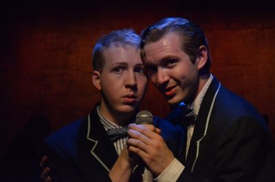 Keegan Potthoff as Ernst and Chris Fowler as Hanschen Photo