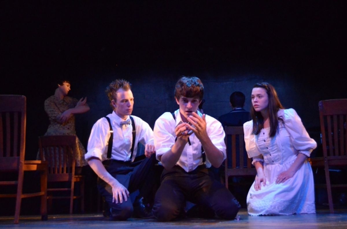Those You've Known with David Ebke as Mortiz, Sam Swerczek as Melchoir, and Kate Johnson as Wendla at 