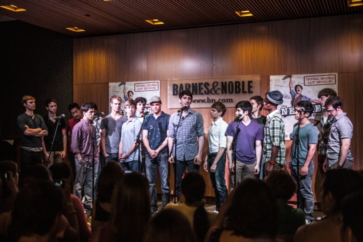 The cast of 'Newsies' at 