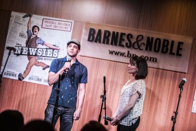 Jeremy Jordan and Kara Lindsay Photo