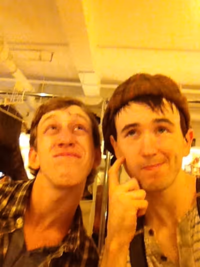 NEWSIES' Garett Hawe and Company Photo